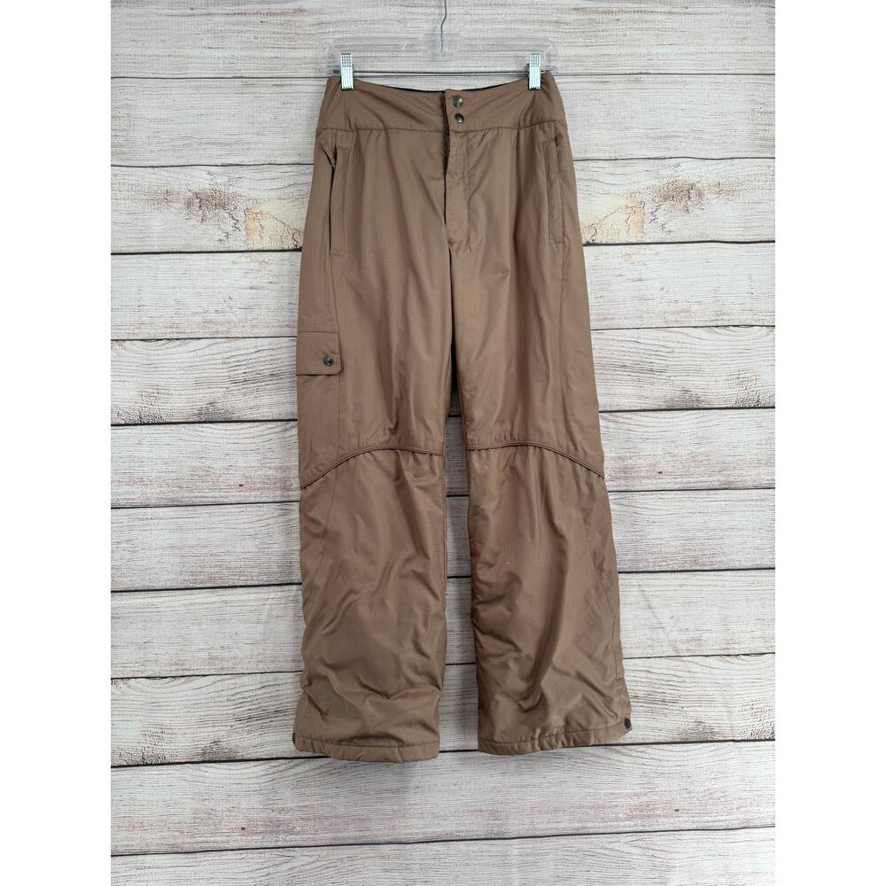 Kemper Houndstooth Print‎ Snowboard Pants Adult Small Tan Beige